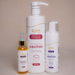 Kit Raise (Máscara de Finalização + Mousse Ativador + Gloss Finish )