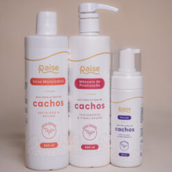 Kit Raise (Máscara de Finalização + Seiva Modeladora + Mousse Ativador)