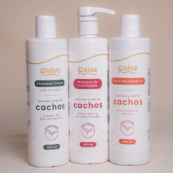 Kit Raise (Máscara de Finalização + Shampoo Suave + Seiva Modeladora)