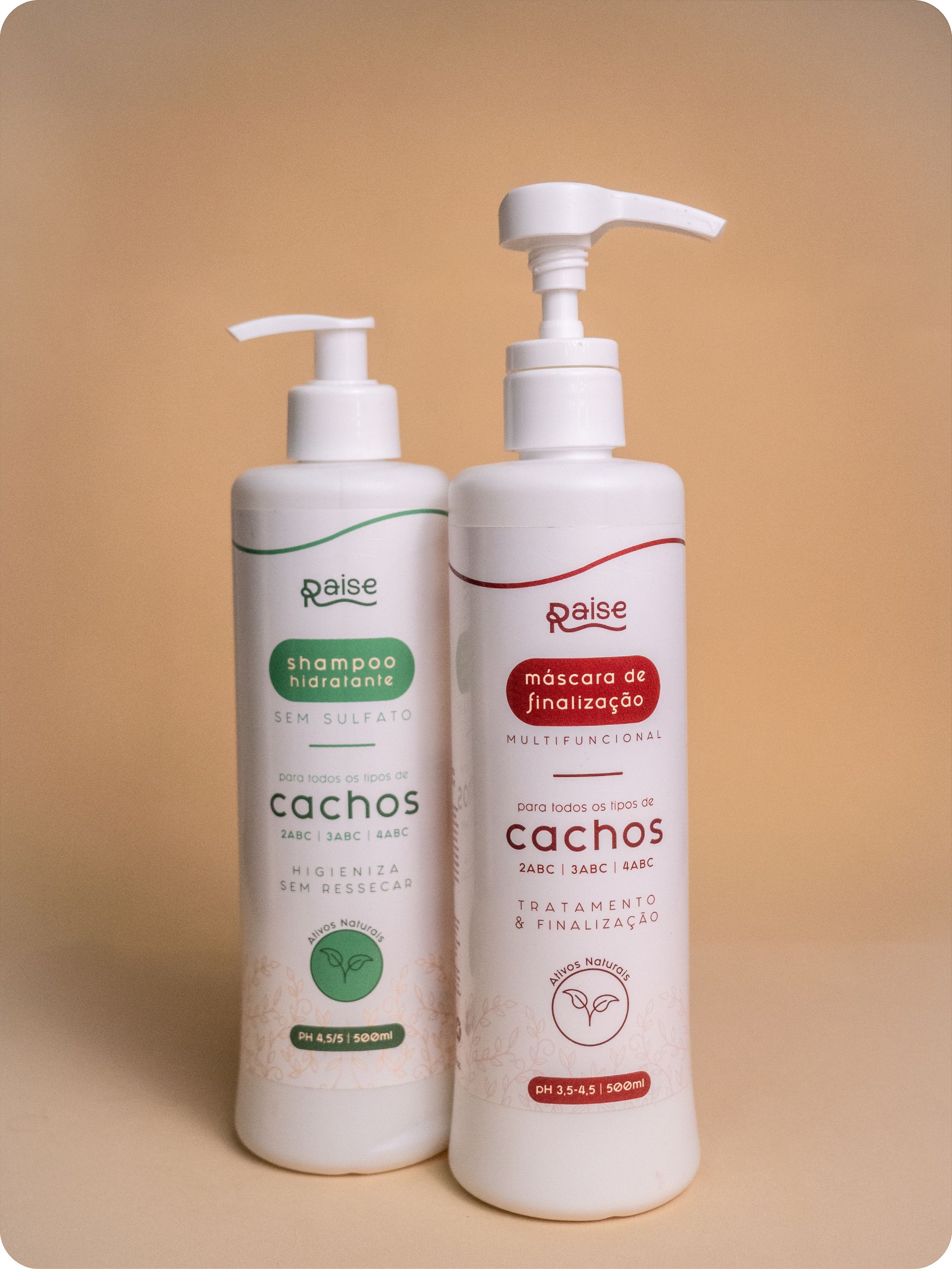 Kit Raise (Shampoo Hidratante e Máscara de Finalização)