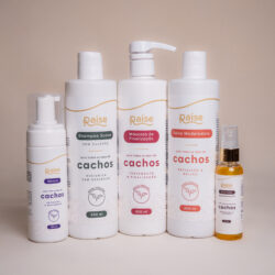 Kit Raise (Máscara de Finalização + Shampoo Suave + Seiva Modeladora + Gloss Finish + Mousse Ativador)