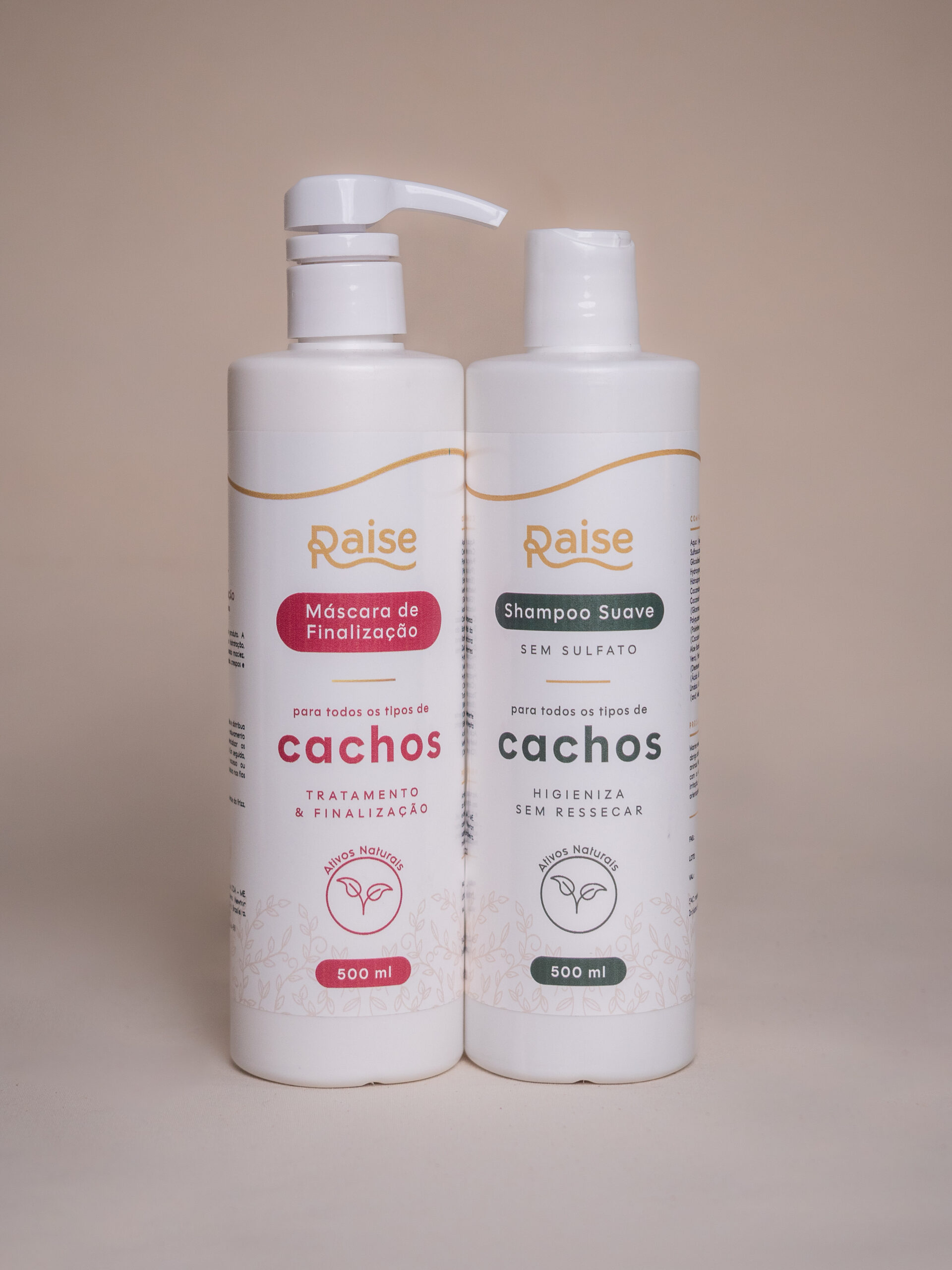 Kit Raise (Máscara de Finalização + Shampoo Suave)